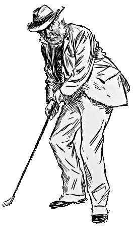 Older Man Golfer